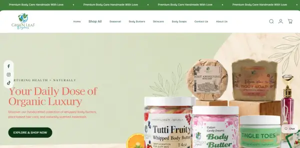 GreenLeaf Organics –  E-Commerce Store