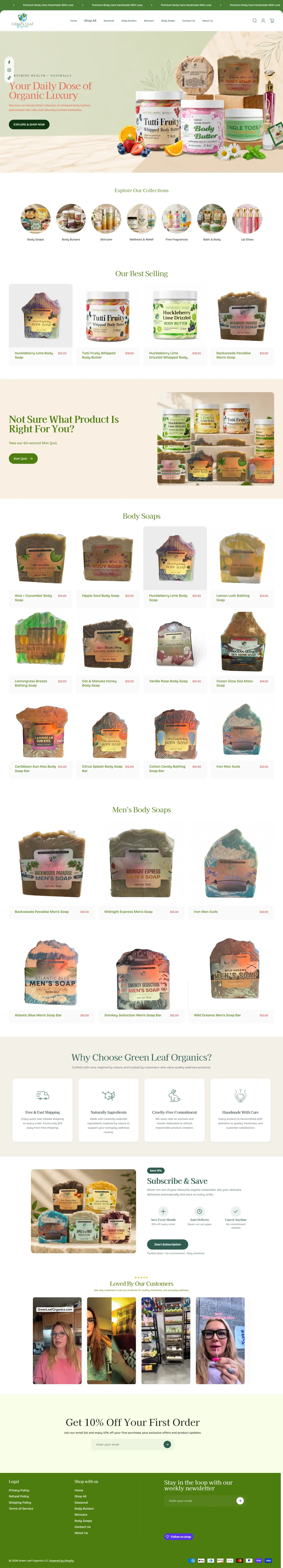 GreenLeaf Organics –  E-Commerce Store